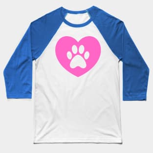 Dog paw Baseball T-Shirt